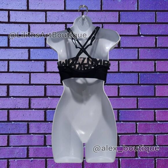 🖤Zumba Sheer Mesh Sports Bra(G018)-Size M for Women - Picture 3 of 8